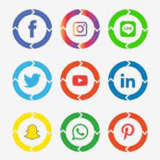 Social Media Icons Set Logo Vector Illustrator Social Icons Logo Icons Media Icons Png And Vector With Transparent Background For Free Download Social Media Icons Vector Logo Social Icons