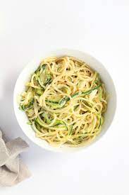 Garlic Parmesan Zucchini Noodles And Spaghetti Pasta Inspiralized Healthy Veggie Forward Recipes With A Bit Of Motherhood Realness Recipe Spiralizer Recipes Cooking Recipes Recipes