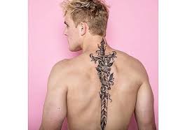 Tattoo artists react to tattoos from pewdiepie, jake paul, jeffree star, elijah daniel, and monami frost. Art Jake Paul S Sword Tattoo Amazing Artist Romeo Sword Tattoo Tattoos Back Tattoos For Guys