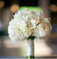 See the sizes below for the matching bouquets for the bride or the maid of honor. Hydrangea Roses And Peonies Bouquet Hydrangeas Wedding White Bouquet Wedding Flowers