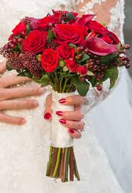 Our designers can create both traditional and contemporary bridal bouquets, boutonnieres, corsages, ceremony flowers, reception décor. Red Wedding Bouquets Belle The Magazine