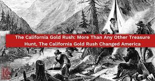 For others, however, the gold rush was a catastrophe. The California Gold Rush Kellyco Metal Detectors