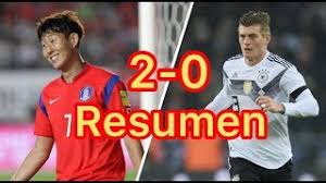 Corea del sur jugó con camisetas rojas y alemania con verdes. Resumen Y Mejores Momentos Corea Del Sur Vs Alemania Mundial 2018 Youtube