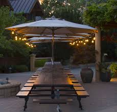 Big Big Table Umbrella Three Event Rental Tables Walla Walla Big Big Table Company Patio Backyard Table Picnic Table With Umbrella