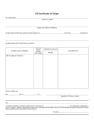 Ordinary certificates of origin do not grant any preferential tariff treatment during the. Certificate Of Origin Form 5 Free Templates In Pdf Word Excel Download