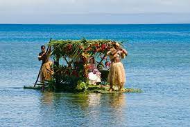 Fiji Wedding Raft To Bring Bride To The Ceremony Follow My Board For More Fiji Wedding Inspiration Romantic Beach Wedding Fiji Wedding My Perfect Wedding
