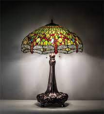 Tiffany lamp, dragonfly lamp, stained glass shade, crystal bead lamp shade, antique lampshade, stained glass lamp shade, bedside lamp,blue s jarrilights. Tijekom Cirkus Eksplicitan Tiffany Lamps For Sale Triangletechhire Com