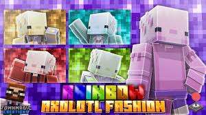 If you aren't sure which type of skin cancer. Rainbow Axolotl Fashion By Tomhmagic Creations Minecraft Bedrock Edition Skin Pack Minecraft Marketplace