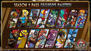 The alpha version of skullgirls 2nd encore season 1 pass downloadable content character umbrella will launch for the pc (steam) version of the game in august, publisher autumn games and developer hidden variable announced. Skullgirls On Twitter Add Some Extra Flair To Your Fights With These 15 New Palettes Exclusive To The Season 1 Pass To Celebrate Umbrella S Announcement 2nd Encore And The Season 1 Pass