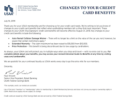 The usaa rewards visa signature isn't a costly card; Usaa Making Changes To Credit Card Benefits On 8 31 19 Price Protection Being Removed Extended Warranty Being Increased Doctor Of Credit