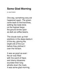 Joyce Sutphen Poem A Day Nature Poem Cool Words