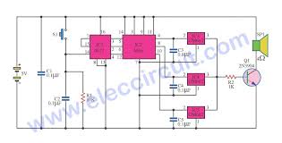 Three Music Box Circuit Ideals Electronic Projects Circuits Circuit Circuit Projects Electronics Projects