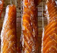 Inspired by posts in this group 🙂 Salmon belly candy from ...