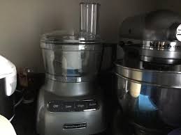 The built in safety mechanism prevents the machine from operating unless the bowl and cover are installed properly. Kitchenaid R Kfp0711ob 7 Cup Food Processor R Kfp0711 Beautiful Black Kitchen Dining Bar Small Kitchen Appliances