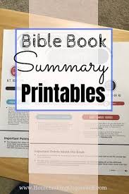 Your resource for 324 free printable bible don t miss our free books of the bible coloring book with an original illustration for every book. Books Of The Bible Summary Printables Homeschool Review Homemaking Organized