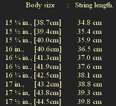 Viola String Lengths And Body Size
