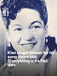 Daphne Walker, who died aged 94, was described as one of New Zealand's  first singing stars. 🕊️