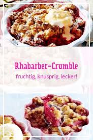 11 Rhabarber Crumble Rezepte Lecker In 2020 Crumble Rezept Rezepte Lecker
