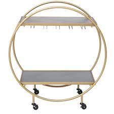 Shop wayfair for all the best gold metal bar carts. Gold Metal Retro Bar Cart 37 1 4 H