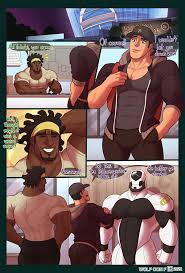 Wolf con F - Wet Gear gay porn comic