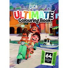 Luca paguro and alberto scorfano. Disney Pixar Luca Ultimate Colouring Book Big W