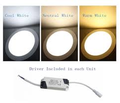 18w Bright Led Recessed Ceiling Panel Down Light Bulb Lamp Cool White Colour Lamp Lamp Adaptorpanel El Aliexpress
