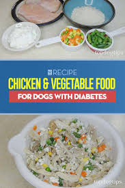Normally a homemade recipe should roughly consist of 50% complex carbs. Homemade Chicken Vegetable Food For Dogs With Diabetes Recipe