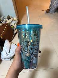 Find starbucks coffee mug mermaid now! Starbucks Mermaid Cup 12oz Furniture Home Living Kitchenware Tableware Water Bottles Tumblers On Carousell