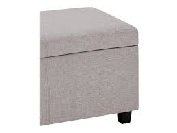 The simpli home collection of ottomans come in large and small square coffee table storage ottomans, small square foot stool storage and plain. Simpli Home Avalon Large Storage Ottoman Bench Walmart Com Walmart Com