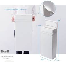 楽天市場 ゴミ箱 密閉ダストボックス スリム ふた付き おしゃれ 白 ホワイト 25l 25リットル 北欧 薄型 インテリア雑貨 ごみ箱 生ごみ 生ゴミ オムツ おむつ 分別 キッチン 30l袋可 30リットル袋可 約幅15cm 約幅20cm シンプル ゴミ袋が見えない seals シールズ 25 lbd