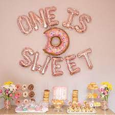 Maybe you would like to learn more about one of these? One Is Sweet Balloons Donut Birthday Decor First Birthday Etsy In 2021 First Birthday Parties Donut Birthday Parties Girl Birthday Themes