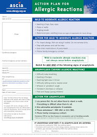 Anaphylaxis, a severe allergic reaction, is an emergency. Asthma And Anaphylaxis Action Plan Catch Training