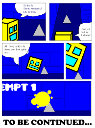 Geometry dash comics video cartoon png, clipart, amazing world of gumball, anais,. Geometry Dash Comic Stereo Madness Wattpad