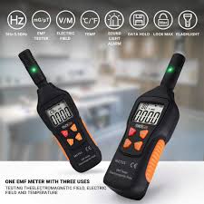 It's widely used to test and learn electromagnetic radiation situation indoor and outdoor. Emf Meter Electromagnetic Field Radiation Detector 5hz 3500mhz With 3 Tacklife Tools