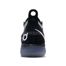 Details About Nike Zoom Kd 11 Ep Black White Blue Kevin Durant Men Basketball Shoes Ao2605 006