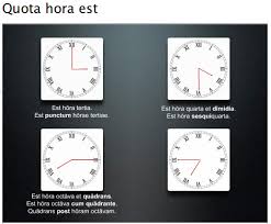 Quota Hora Est Idioma Latin Idiomas