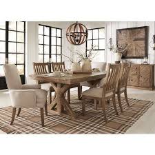 If you like to host game night, a round espresso brown dining room set is a great place to have a relaxing evening with friends. Grindleburg Dining Room Set W Light Brown Chairs Brown Dining Room Black Dining Room Farmhouse Dining