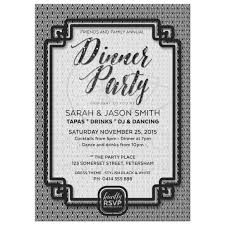 You'll find an overflowing gallery of options in assorted styles and designs, and our templates will guide you through the simple creating process in minutes. Black And White Dinner Party Invitation Simply Stylish 01