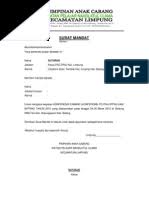 Format dari contoh surat di atas bisa diubah sesuai. Contoh Surat Rekomendasi