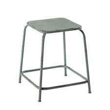 Tabouret En Metal Bleu Maisons Du Monde Tabouret En Metal Tabouret Meuble Metal