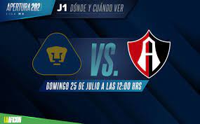 Nicknamed the pumas (los pumas in spanish), they play in sky blue and white jerseys. Schedule And Where To See Pumas Vs Atlas Liga Mx Apertura 2021 Pledge Times