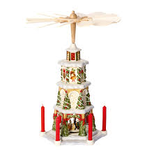Cambridge bracket candles are designed for windows without sills with a metal bracket that clamps into place. Villeroy Boch Christmas Toys Memory Candle Carousel Harrods Uk