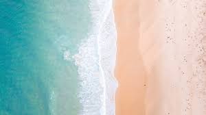 Looking for the best wallpapers? Sea Beach Top View Surf Wave Picture Photo Desktop Wallpaper