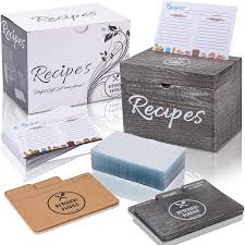 I am keeping the shop fun and functional vintage wooden recipe box with casserole dish and gravy boat graphics. Amazon Com Kitchenmania Wood Recipe Box With Cards Wood Dividers 4x6 Vintage Style Set 100 Double Sided Recipe Cards 100 Recipe Card Protectors Cute Gift For Grandma Mom Women Wedding Bridal Shower Rustic Black Home Kitchen