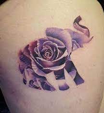 12 Gorgeous Flower Tattoo Designs 10 Unique Rose Tattoo Design Tattoos Tattoos Elephant Tattoos Flower Tattoo Designs