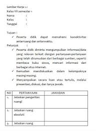 Lembar Kerja Ips Kelas 7 Kurikulum 2013 Edisi Revisi Mgmp Ips Indramayu