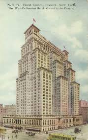 Hotel Commonwealth New York City Postcard View 2 New York City Buildings Art Deco Buildings New York Architecture