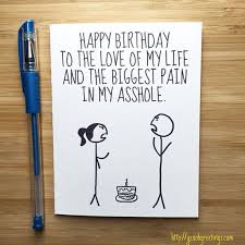 Cute Birthday Card For Boyfriend What To Write Funny Happy Birthday Card For Boyfriend Girlfriend Cute Etsy Happy Birthday Card Funny Happy Birthday Husband Happy Birthday Boyfriend