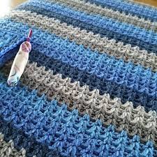 V Stitch Crochet Baby Blanket Wonderful And Easy Crochet Pattern Idea Crochet Crocheting V Stitch Crochet Crochet Blanket Patterns Chunky Crochet Blanket