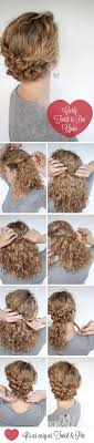 All you need is to prepare bobby pins and hair ties, if necessary, to create a wonderful look. 20 Incredibly Stunning Diy Updos For Curly Hair